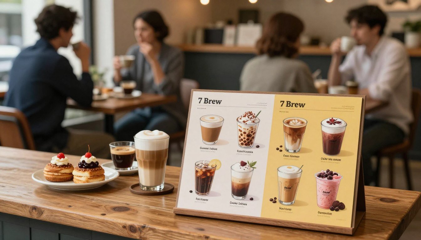 7 brew coffee menu