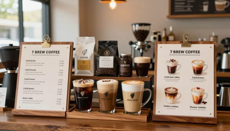 7 brew coffee parma heights menu