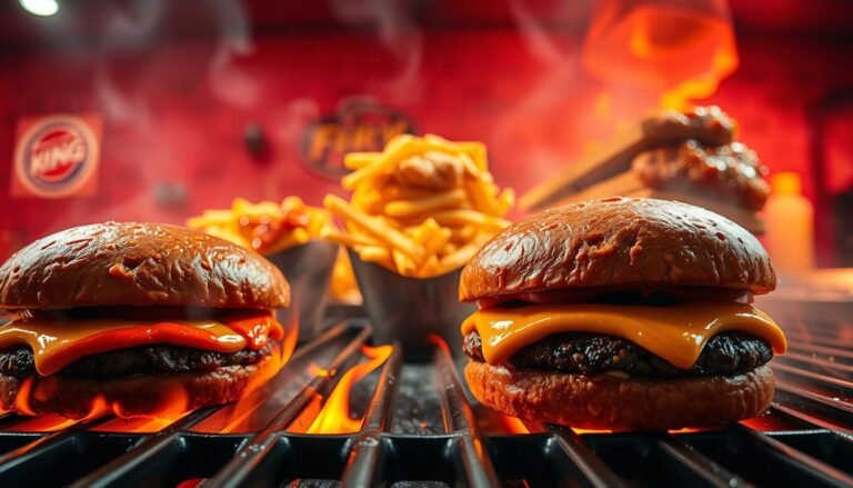Burger King Fiery Menu