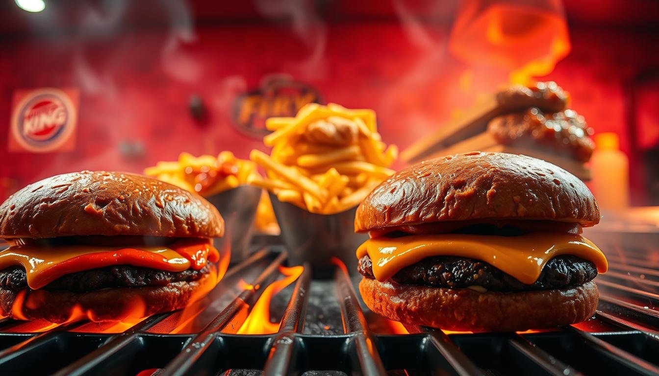 Burger King Fiery Menu