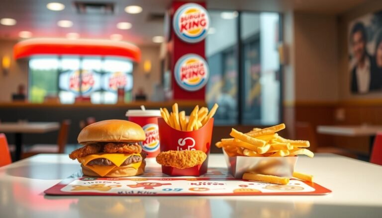 Burger King Kids Menu