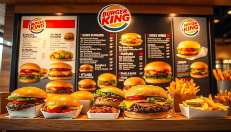 Burger King Menu