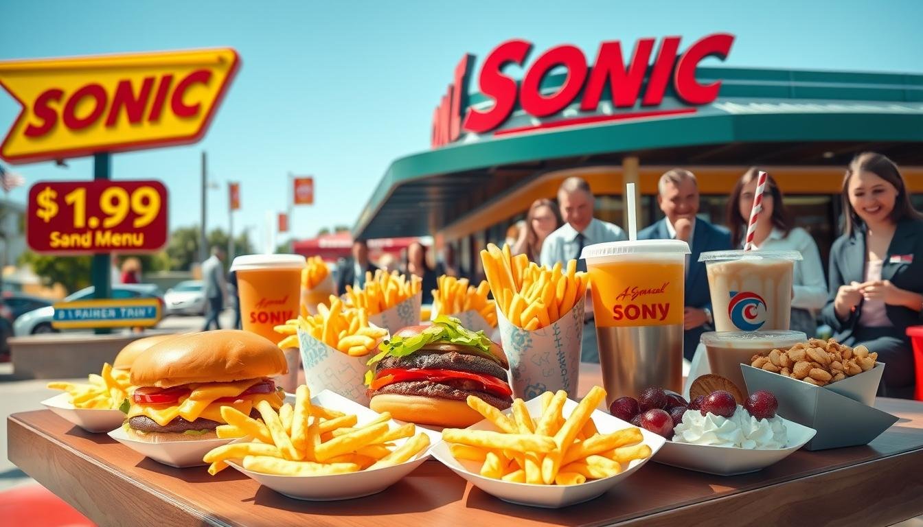 Sonic $1.99 Menu