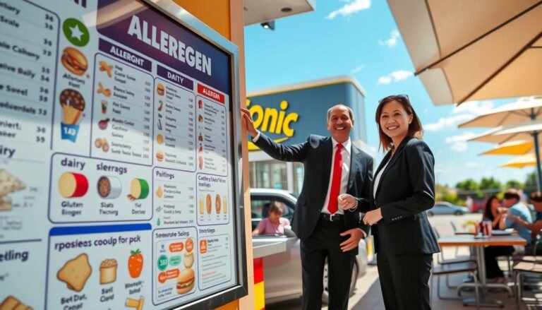 Sonic Allergen Menu