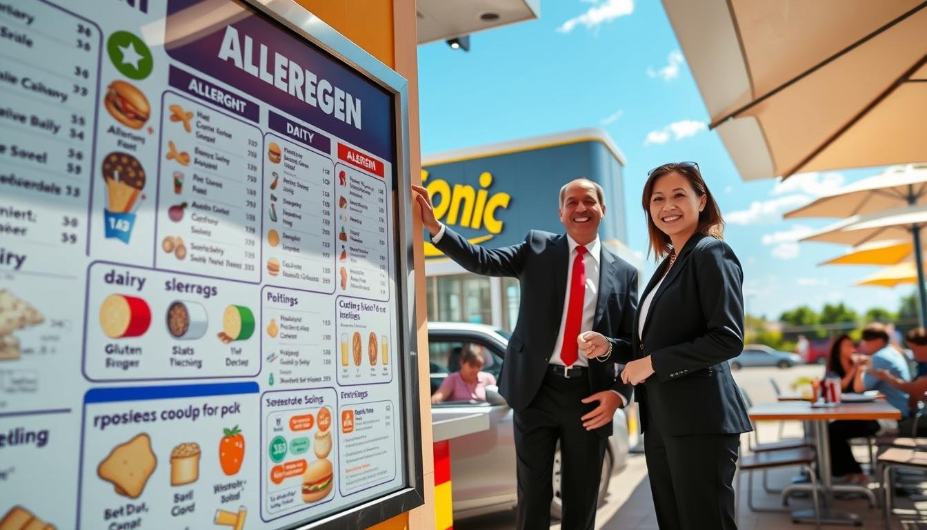 Sonic Allergen Menu